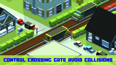 Train mania: Railroad crossing Screenshot