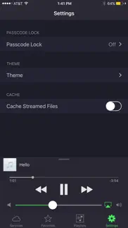 waver cloud music player iPhone Captures Décran 3