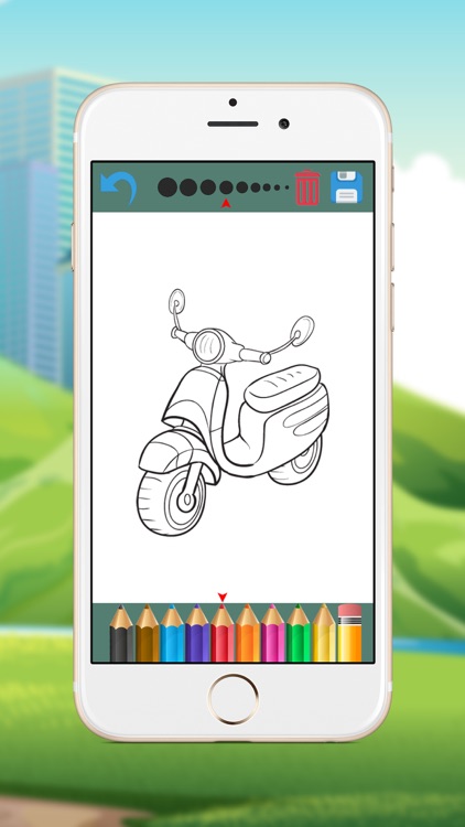 Cars Coloring Book Game for Kids screenshot-4