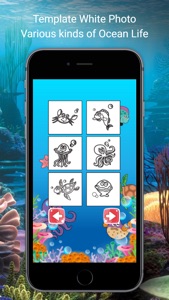 Children Funny Fish Coloring Book - Games for kids screenshot #2 for iPhone