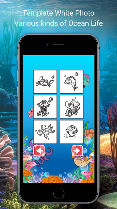 Screenshot #2 pour Coloring Page Ocean Turtles - Drawing Sea Animals