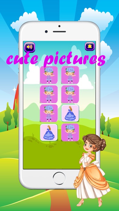 princess matching games 王女 記憶力 無料で遊べるゲームのおすすめ画像2