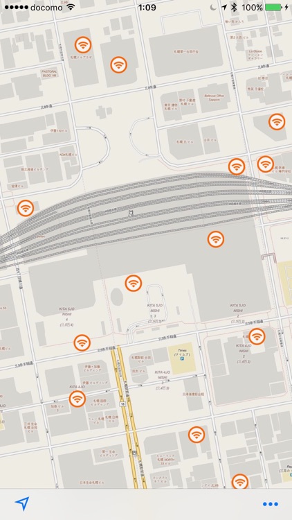 Sapporo Wifi Spot Map