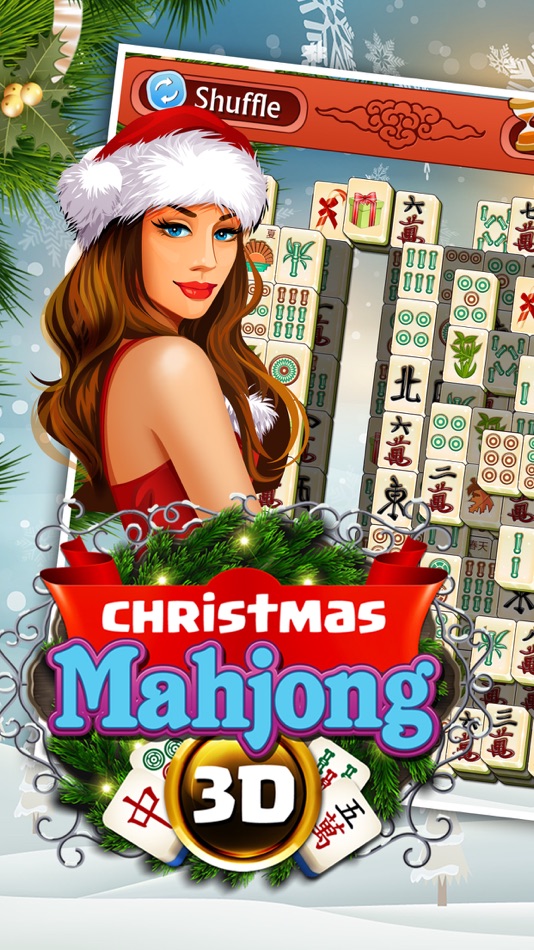 Christmas Mahjong 3D - Classic Winter Puzzle Game - 1.1 - (iOS)