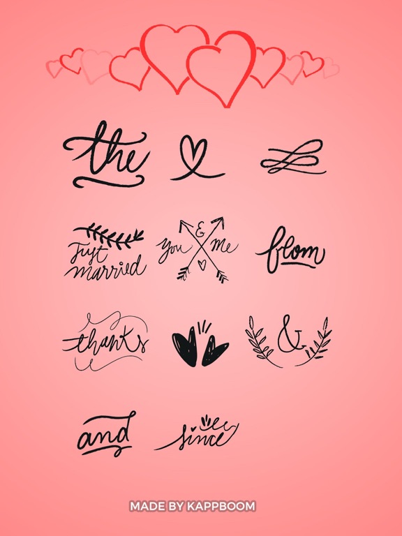 Screenshot #4 pour Wedding Phrase Stickers