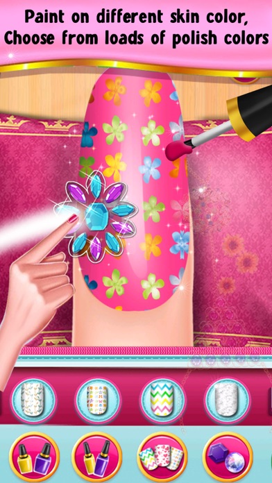 Screenshot #2 pour Fashion Beauty 3d Nail Art Salon