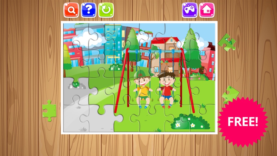 Funny Kids Jigsaw Puzzle For Preschool Toddlers - 1.0 - (iOS)