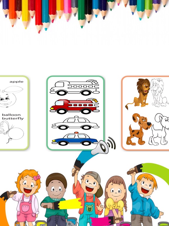Screenshot #5 pour Kids Drawing and Coloring Book Free