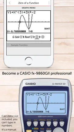 CASIO Graph Calculator Manual iPhone image 1