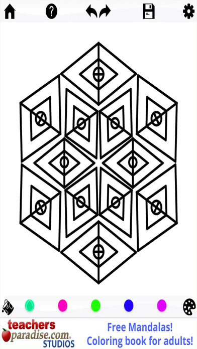 Mandalas Adult Coloring Book screenshot