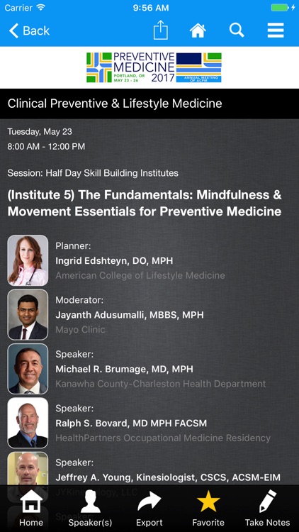 Preventive Medicine 2017