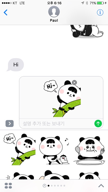 Funny Chubby Panda - Animated Sticker