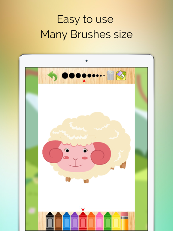 Screenshot #6 pour Coloring Page Tie - Drawing Zoo Animals