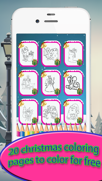 Screenshot #3 pour Christmas Drawing Pad - holiday activities for kid
