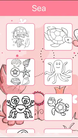 Game screenshot Fish & Sea animals Coloring Book for Kids hack