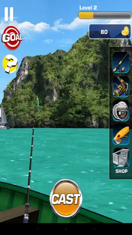 Game screenshot Wild Fishing King 3D Simulator: Flick Fish Frenzy hack