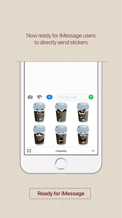 CoffeeMoji - coffee stickers & emoji for iMessage screenshot-3
