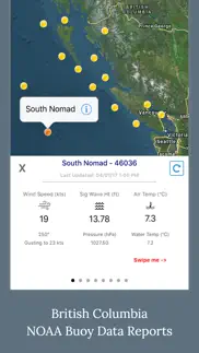 canada marine weather forecast iphone screenshot 1