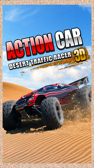 ATV 3D Action Car Desert Traffic Racer Racing Gameのおすすめ画像1