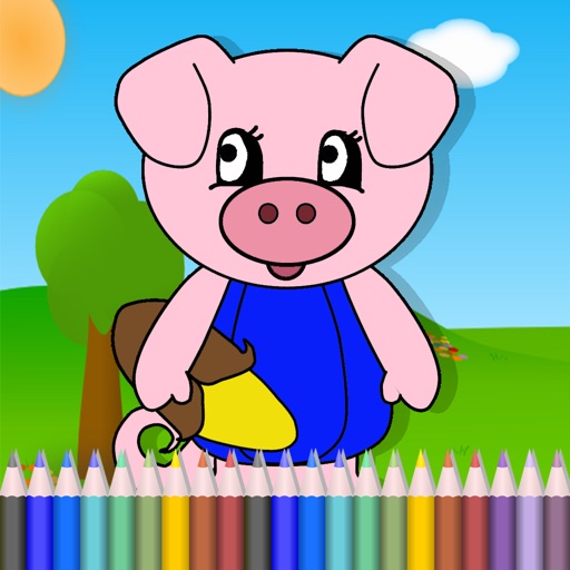 Learn And Paint Game Peppa For Kids Edition iOS App