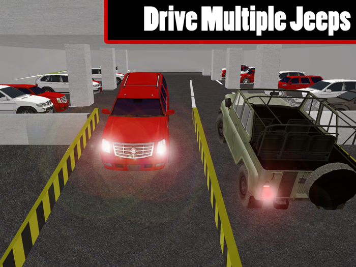 Multi-Storey jeep parking and crazy driver simulator