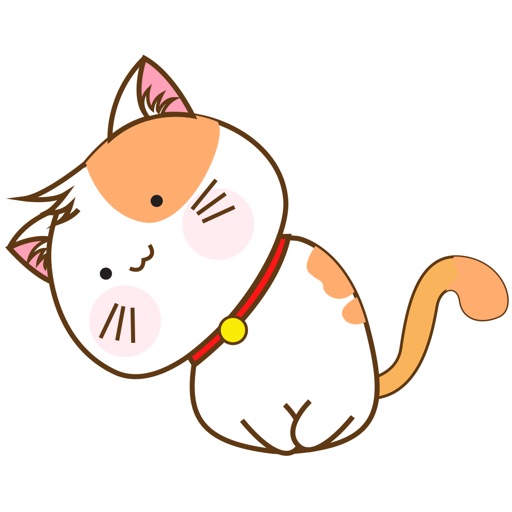 Kenta, the innocent cat for iMessage Sticker icon