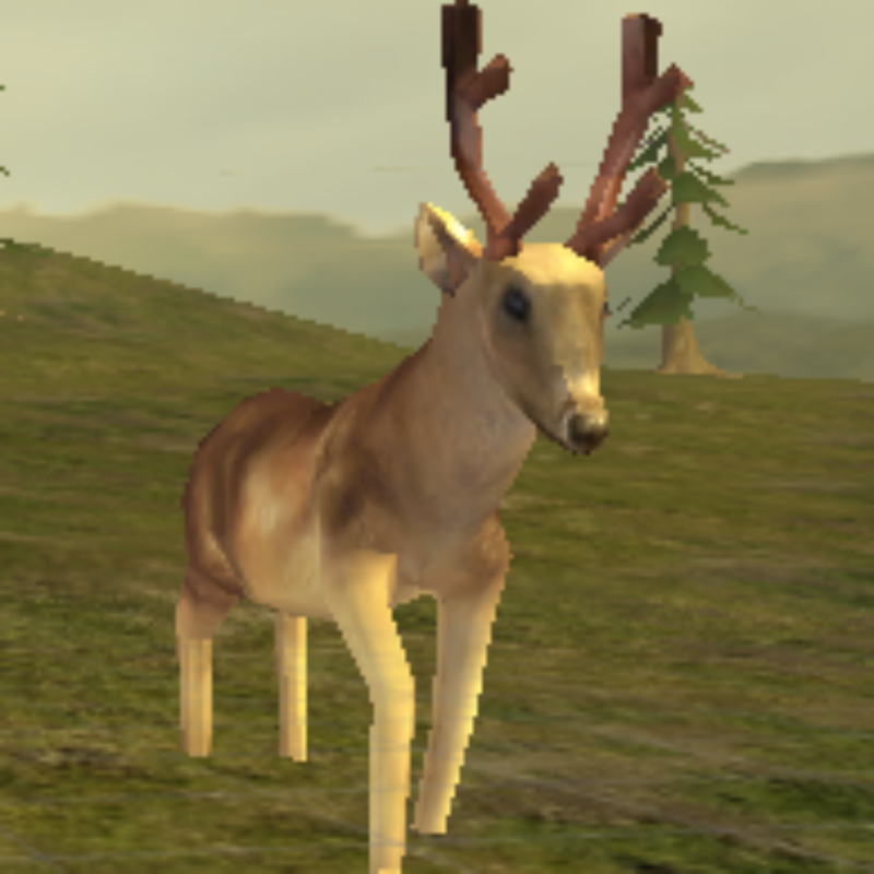 3D - König Hirsch - jagd