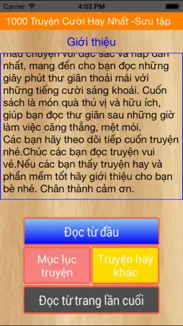 Game screenshot 1000 Truyện Cười Hay Nhất hack