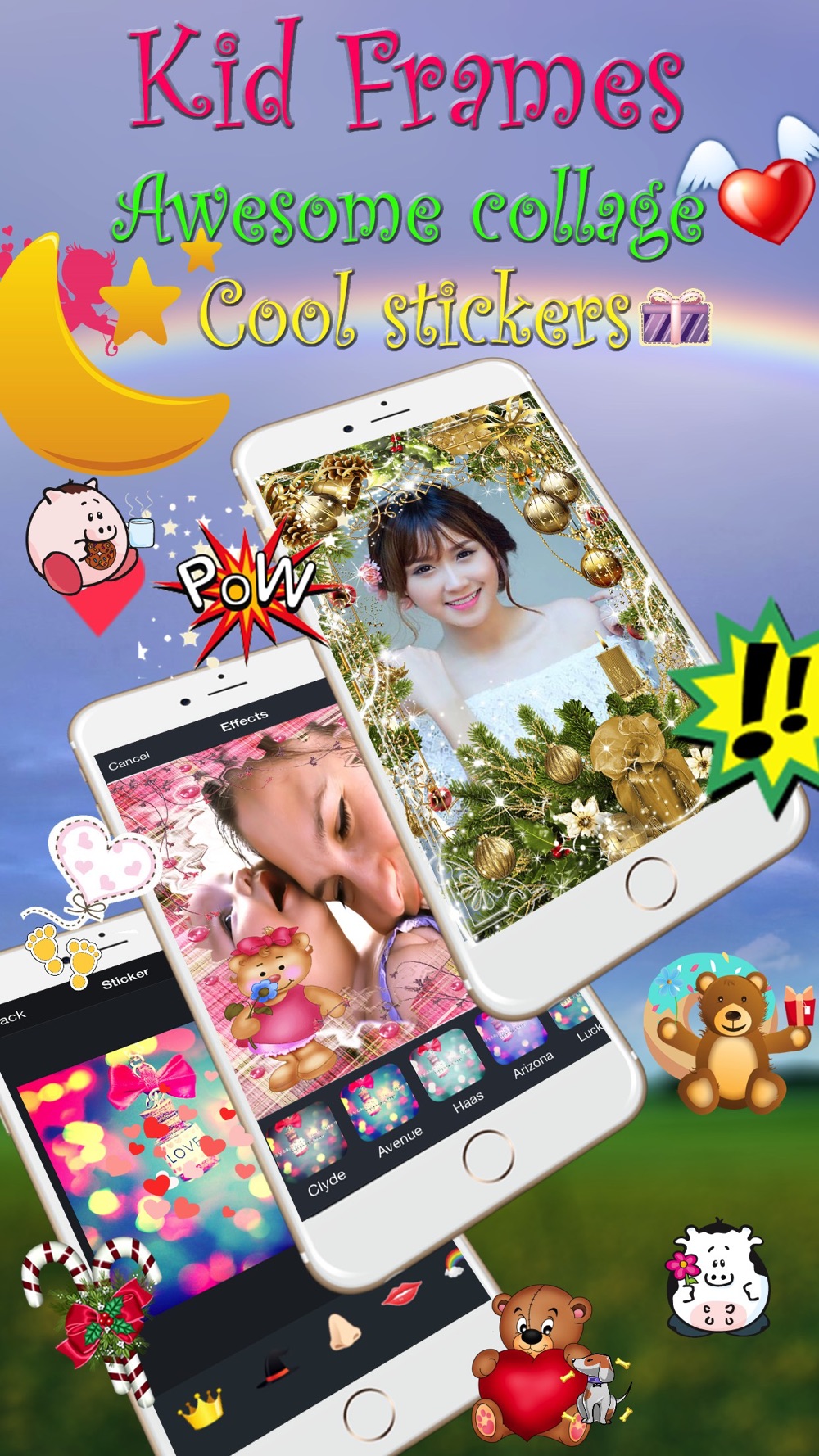 Insta Kid Photo Frame Babe Photo Collage Cute Free Download App For Iphone Steprimo Com