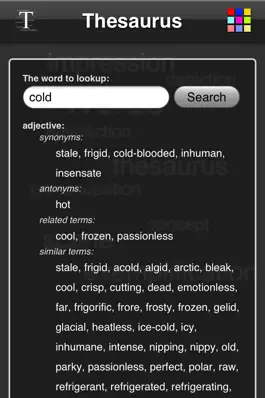Game screenshot Thesaurus App - Free hack