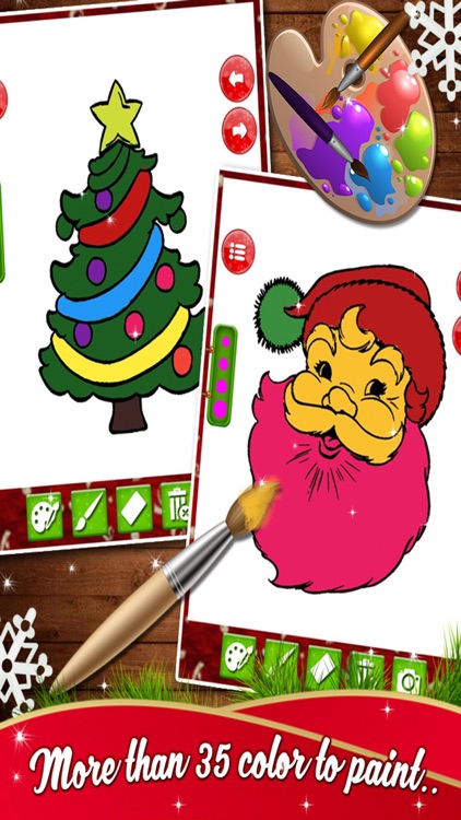 Kids Christmas Coloring Book - Free Kids game