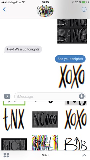 Glitch it! stickers for iMessage(圖4)-速報App