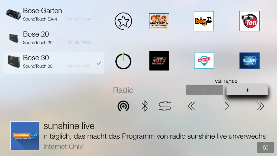 Capture d'écran de Controller For Bose SoundTouch sur iPhone 1