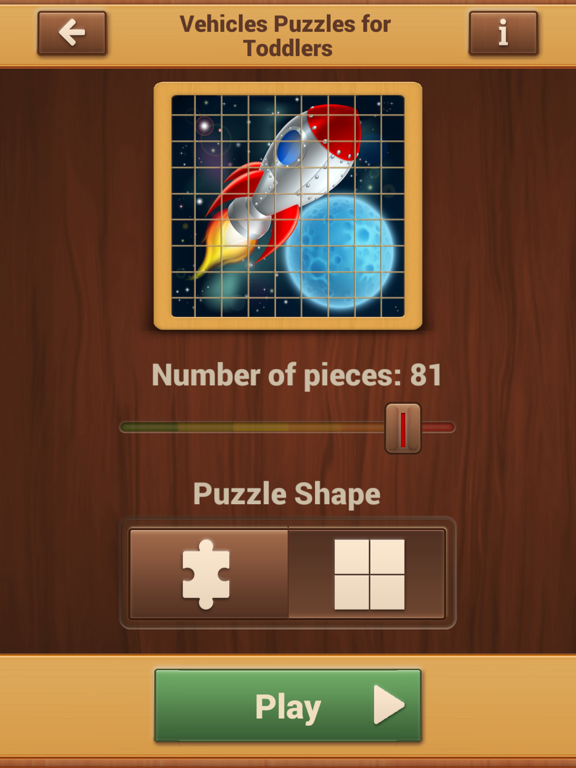 Vehicles Jigsaw Puzzles For Toddlers And Kids Free iPad screenshot