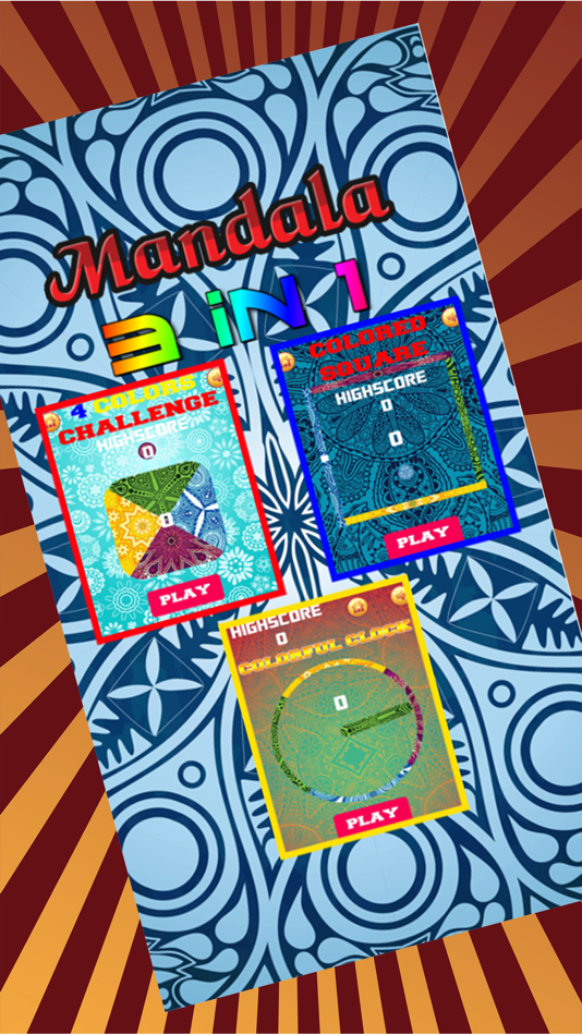#1. Mandalas Color Circle On Gravity Switch Iq Test (iOS) 由: Perachai Wongsinwises
