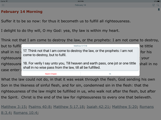 Screenshot #6 pour Daily Light on the Daily Path and KJV Bible Verses