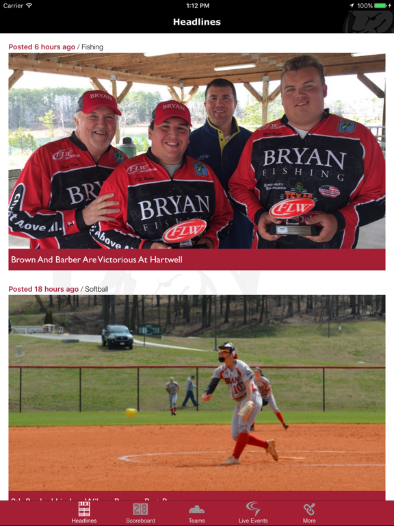 Screenshot #5 pour Bryan College Athletics