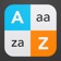 Two Letter Word Chart! app icon - Reference app for iPhone