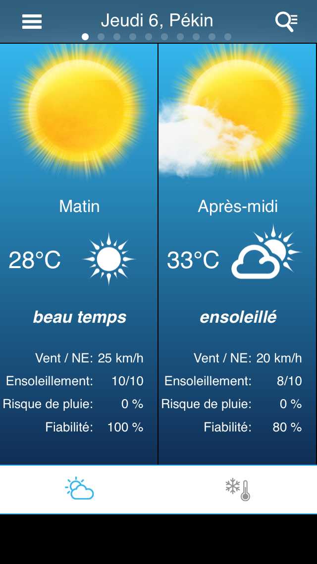 Screenshot #2 pour Météo pour la Chine