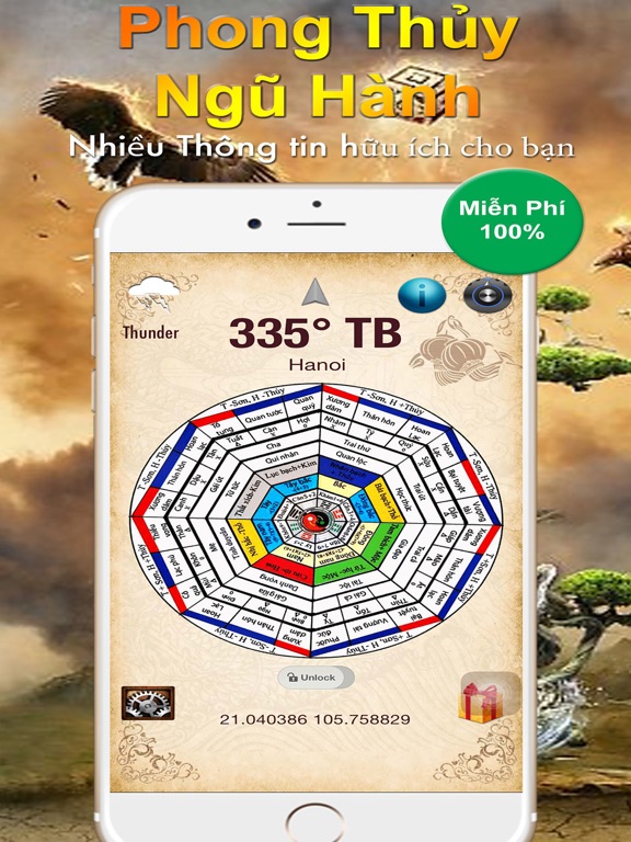 Screenshot #6 pour La Bàn Phong Thủy Việt Nam - Compass 360