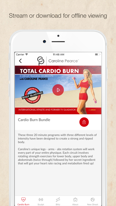 Total Body Fitness Videos with Caroline Pearceのおすすめ画像2