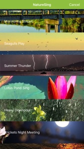 NatureSing--Best nature sounds screenshot #3 for iPhone
