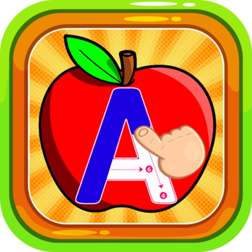 3rd 4th grade spelling words ABC tracing alphabet icon