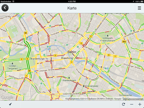 Screenshot #5 pour Bouchons Allemagne - temps réel Trafic info