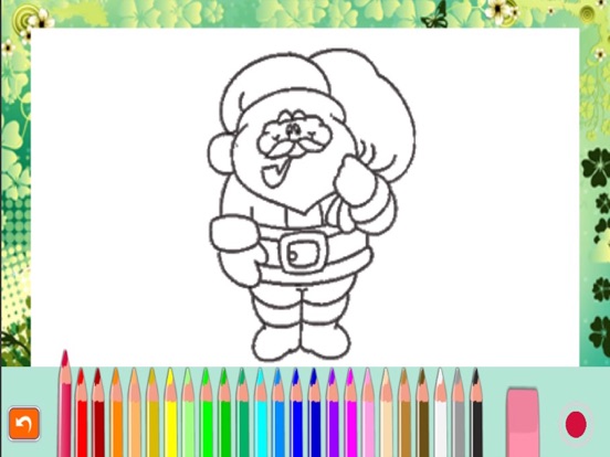 塗り絵の本 雪だるま クリスマスツリー サンタクロース アプリ 子供向けのおすすめ画像3