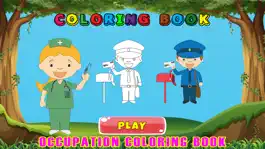 Game screenshot Occupation Coloring Book Page - Kids Learning Game mod apk
