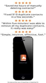 ContactClean Pro - Address Book Cleanup & Repair screenshot