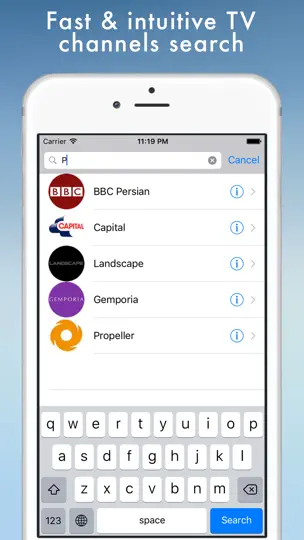 Captura de pantalla de British TV - Television Of Great Britain Online en iPhone 5