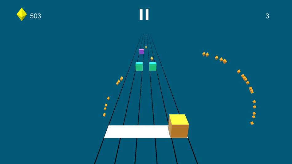 #1. Roll The Cube:Get High Score (iOS) 由: 爱金 温