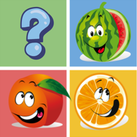 Frutas a juego Recuerde juego a juego preescolar